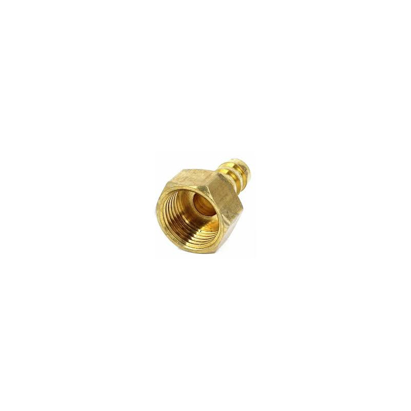 Racor recto con RH 1/2" X 1/2"