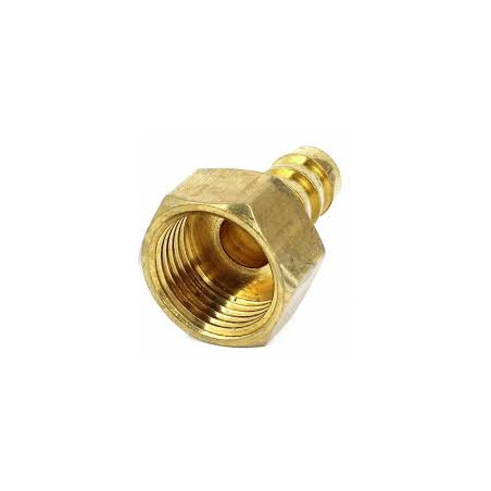 Racor recto con RH 1/2" X 1/2"