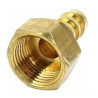 Racor recto con RH 1/2" X 1/2"
