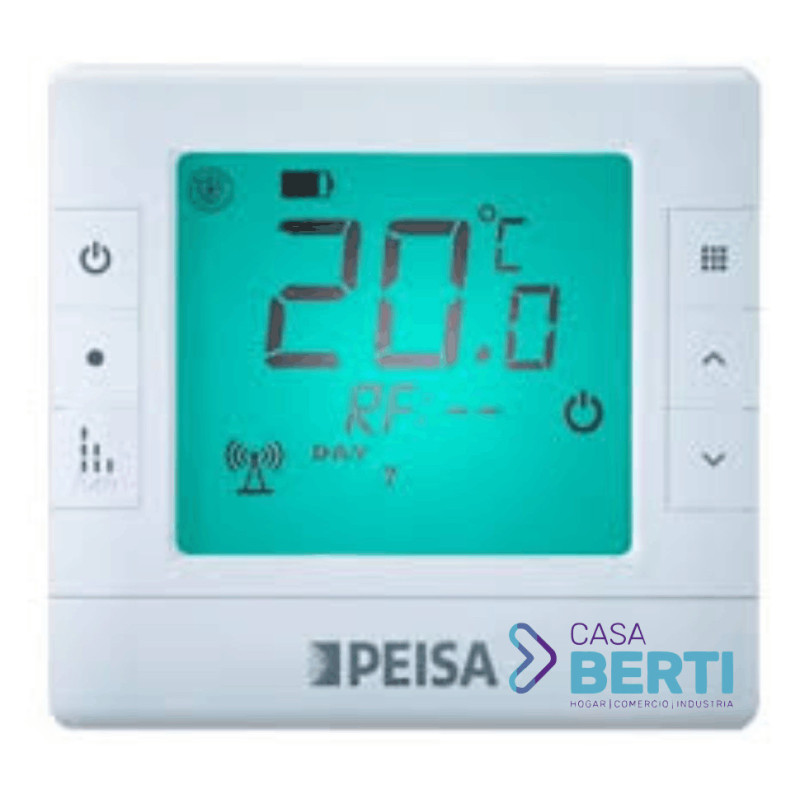 Termostato de ambiente digital programable inalÃ¡mbrico 