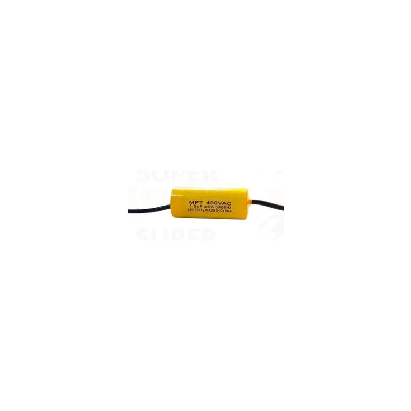CAPACITOR 2 MF CARAMELO 400 VCA CAPACITOR 2 MF CARAMELO 400 VCA